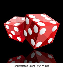 19,298 Red dice black background Images, Stock Photos & Vectors ...