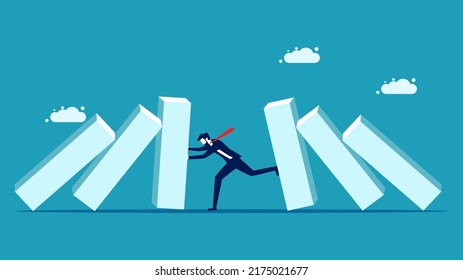Two risks. Push the falling rectangular blocks. Risk and Crisis Management Concepts