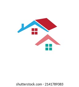 two samples of building or real estate clip art