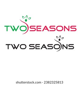 Two Seasons Logo design and Icon logo Design