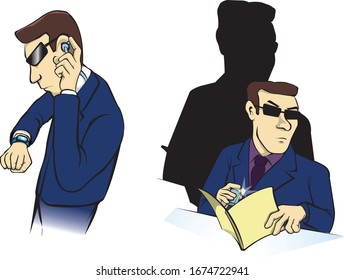 Dos agentes del servicio secreto con antecedentes blancos