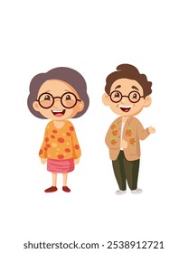 Two senior women enjoying a moment together, cheerful and content, soft and welcoming look