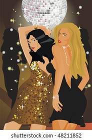 Two sexy dancers