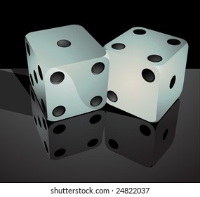 Two shiny dices for winners.