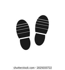 two shoes imprint vector image