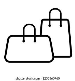 two shopping Bags Icon