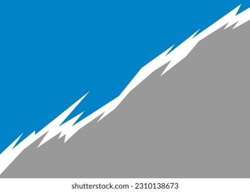 Dos fondo lateral separados por un patrón de línea de puntas