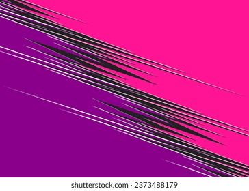 Two side background separated with spikes line pattern