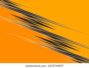 Two side background separated with spikes line pattern