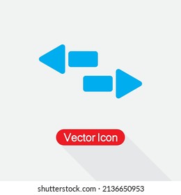 Two Side Icon Vector Illustration Eps10