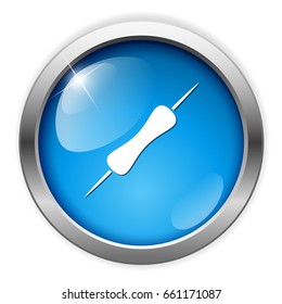 two side pin icon