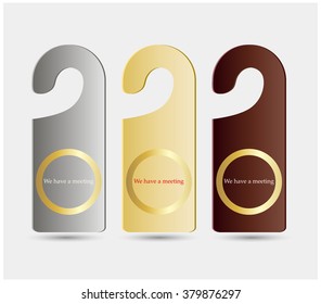 Two Side Tags for Room in Hotel or Resort 