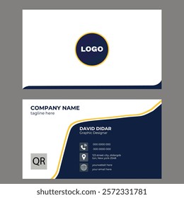 Two sided  Creative business card template