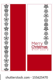 Two sided simple Christmas card