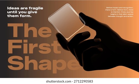 Elegante Handhaltung Smartphone Moderne digitale Gerätedarstellung