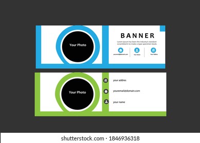 Two simple business banner for website