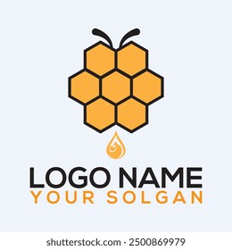 Two Simple Honey Bee Clip Art leaf logo bee modern design