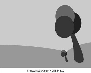 two simple vector trees