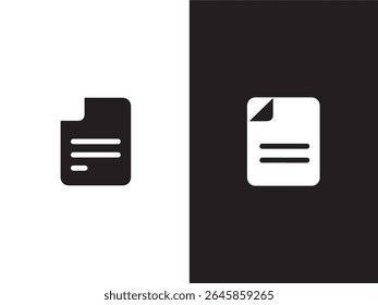 Dois ícones simplificados representando um documento são exibidos lado a lado.
