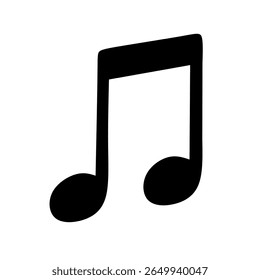 Two sixteenth notes connected by a double beam. Together, they generally count as half a beat.