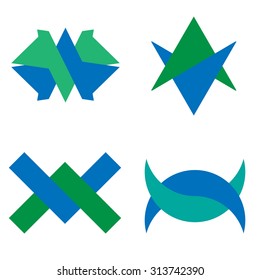 Two Sliced and United Shapes .