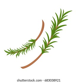 Two small branches