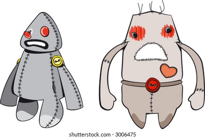two small monsters