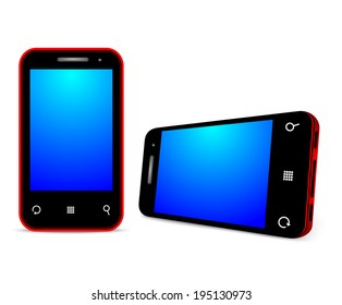 two smart phones 