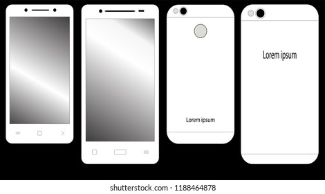 Two smartphone template
