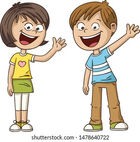 44,084 Two cartoon boys Images, Stock Photos & Vectors | Shutterstock