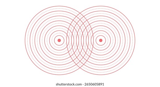 Dos fuentes de interferencia en la física. Interferencia de las ondas de agua.