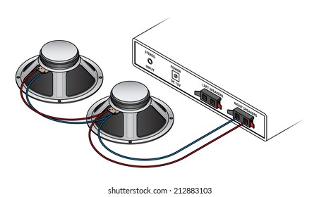 Two speakers wired in parallel.