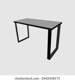 Two stand steel table for office