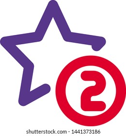 Two star ratings for average performance feedback