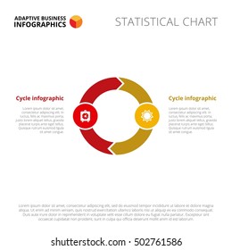 Two Steps Cycle Diagram Slide