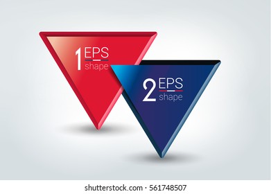 Two steps, parts infographic, chart, diagram. Vector.