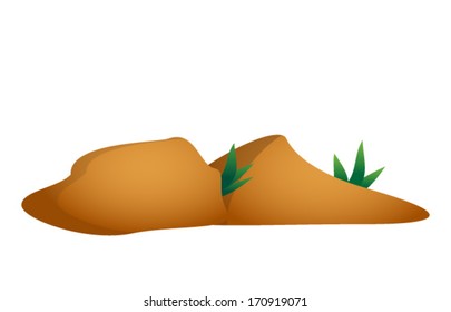 Stone Rock Cartoon Style Big Mineral Stock Vector (Royalty Free) 475514773