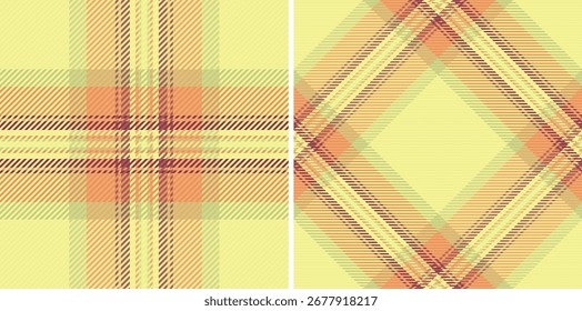 Dois padrões elegantes pastel xadrez, perfeito para design têxtil, vestuário ou fundos do site.  Uma imagem versátil oferecendo tanto clássicos e modernos sentimentos.