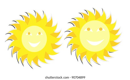 Two suns vector