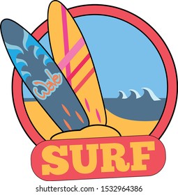 two surf and the sea for scrapbooking