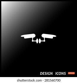 Two surveillance cameras. icon. vector design