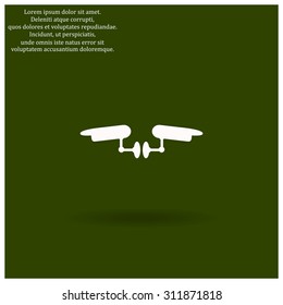 Two surveillance cameras. icon. vector design