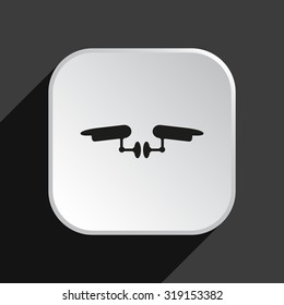 Two surveillance cameras. icon. vector design