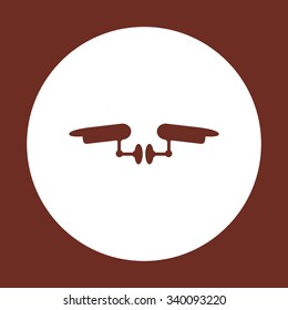 Two surveillance cameras. icon. vector design