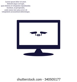 Two surveillance cameras. icon. vector design