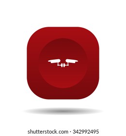 Two surveillance cameras. icon. vector design