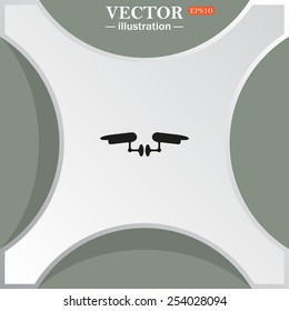 Two surveillance cameras, vector illustration, EPS 10