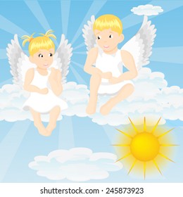 Two sweet little angels