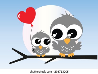 two sweet owls 