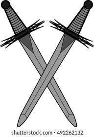 Two Swords, Jewel of Master of Ceremonies for Blue Lodge Freemasonry